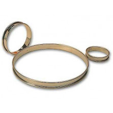 Lote de 6 aros para tartaleta de 8 cm