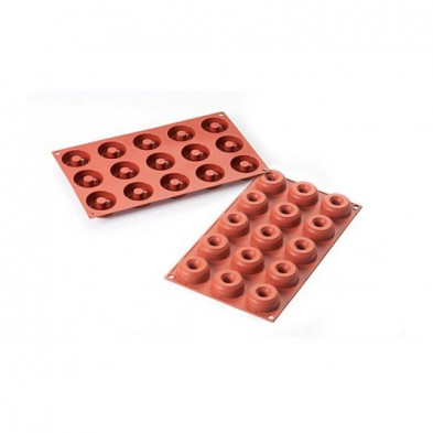 Molde de silicona15 mini donuts