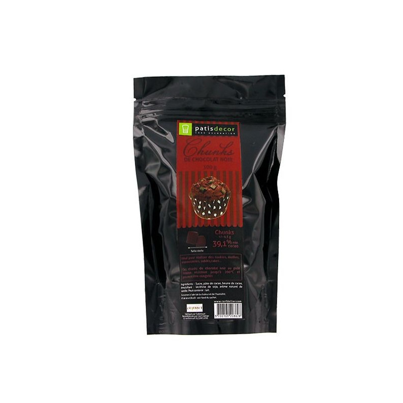 Pepitas de chocolate negro chunks  Patisdécor 250 g