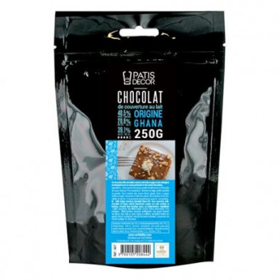 Chocolate  de cobertura Ghana 40,5% Barry 250 g - Patisdécor