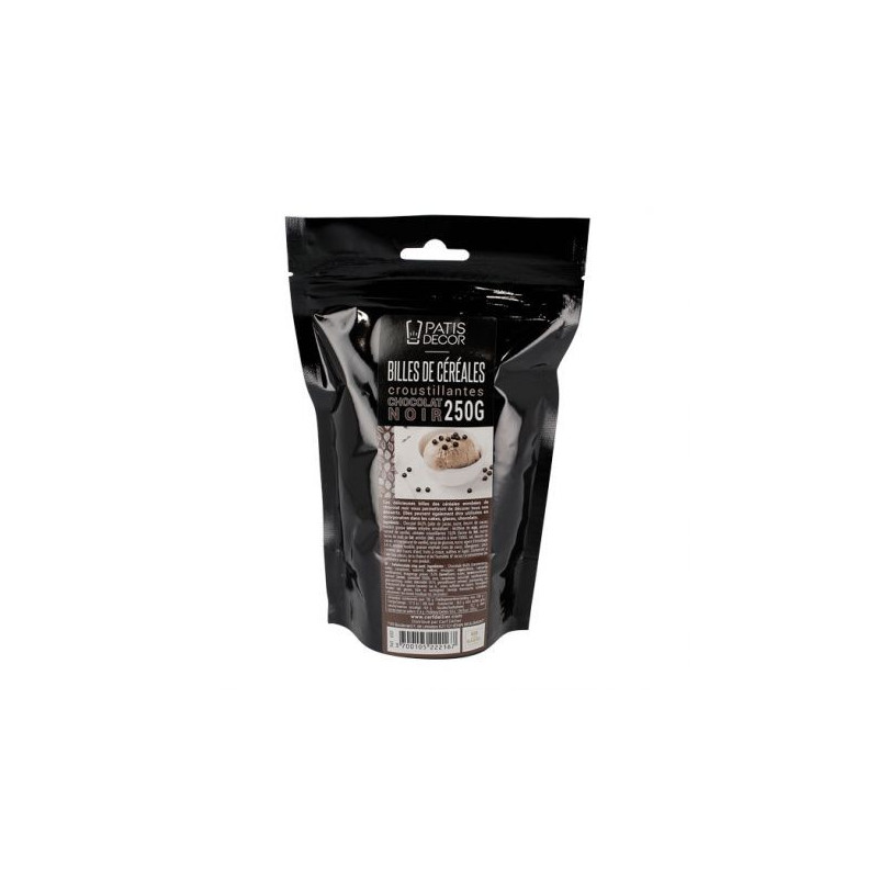 Perlas crujientes de chocolate negro - Pastidecor 250 gr