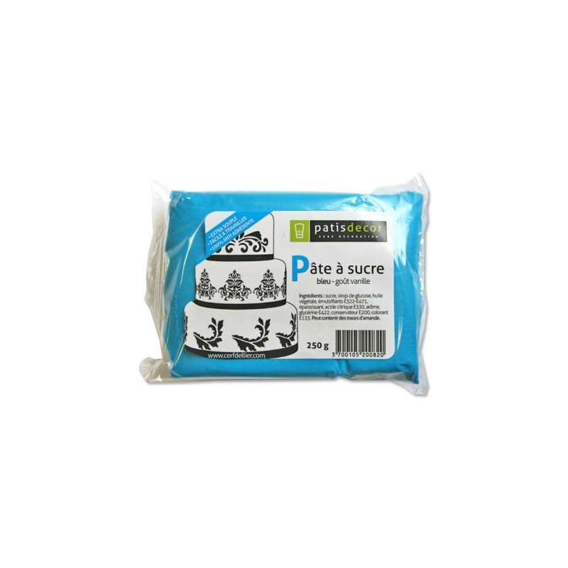 FONDANT azul  250 gr - Pastidecor