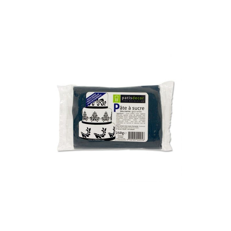 FONDANT azul  marino 250 gr - Pastidecor