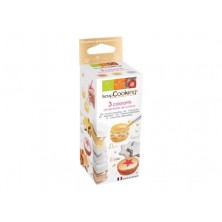 Lote de 3 botes de Polvos de brillo Scrapccoking