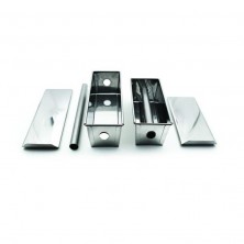 Molde de bizcocho rectangular de 20 cm con inserto tubular