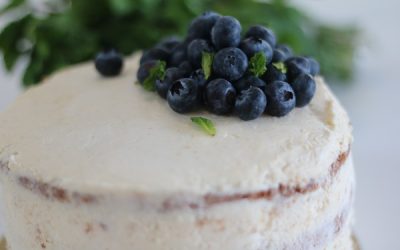 Receta: Layer cake con arándanos