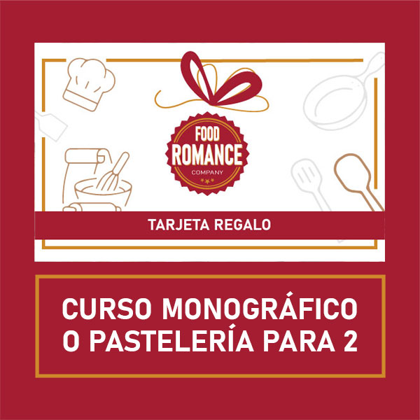 tarjeta regalo monografico o pasteleria para 2